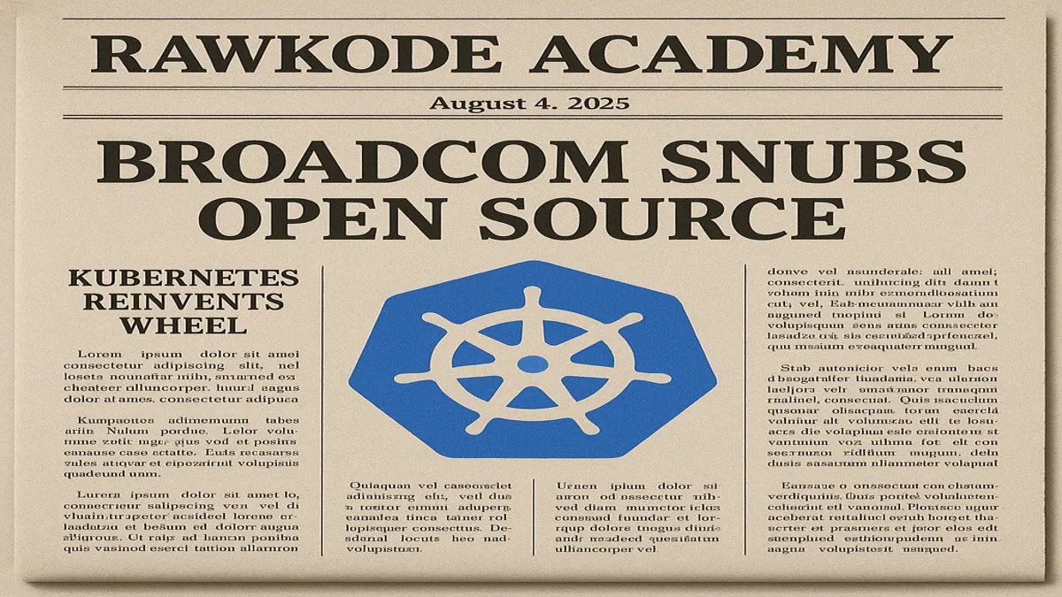 Rawkode Academy Newspaper dated August 4th, 2025