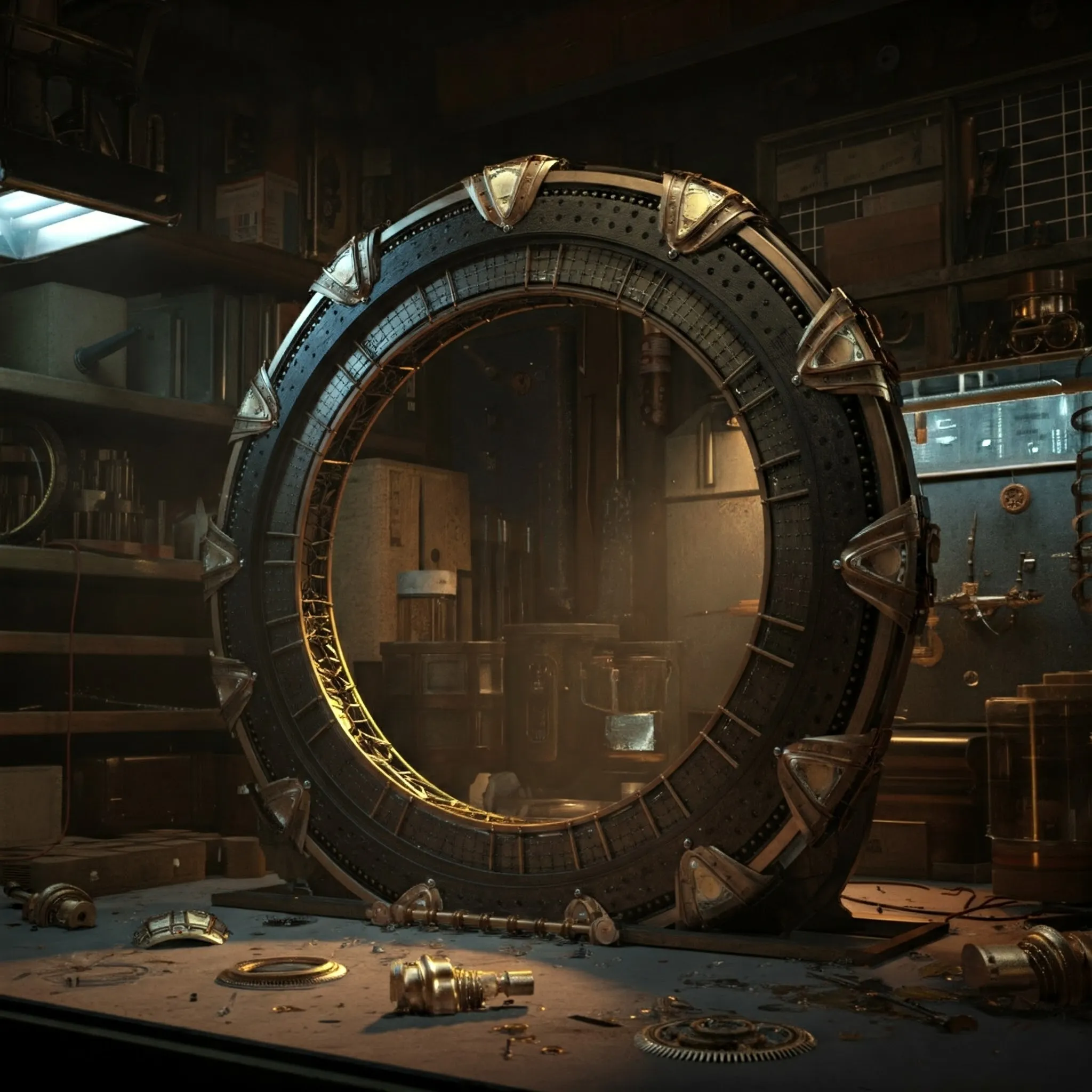A homemade steampunk Stargate